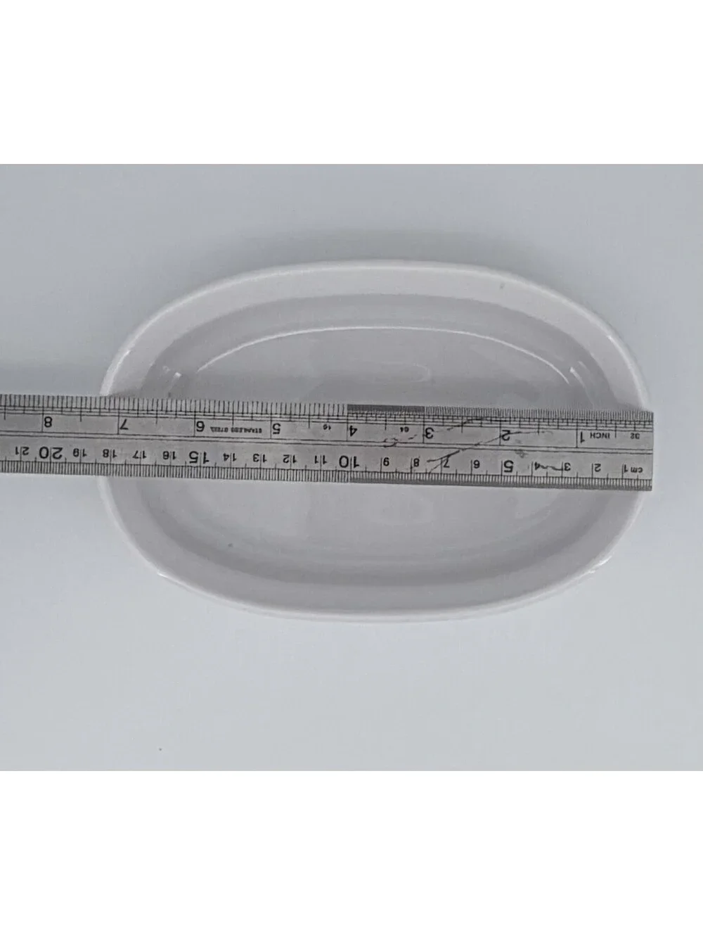 Vintage CorningWare F-15-B White 475mL Oval Stoneware Baking Dish Casserole